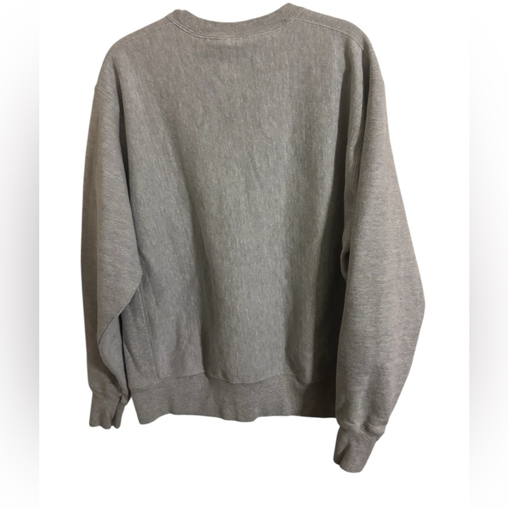 Champion Reverse Weave Gray Pink Pullover Sweatsh… - image 4